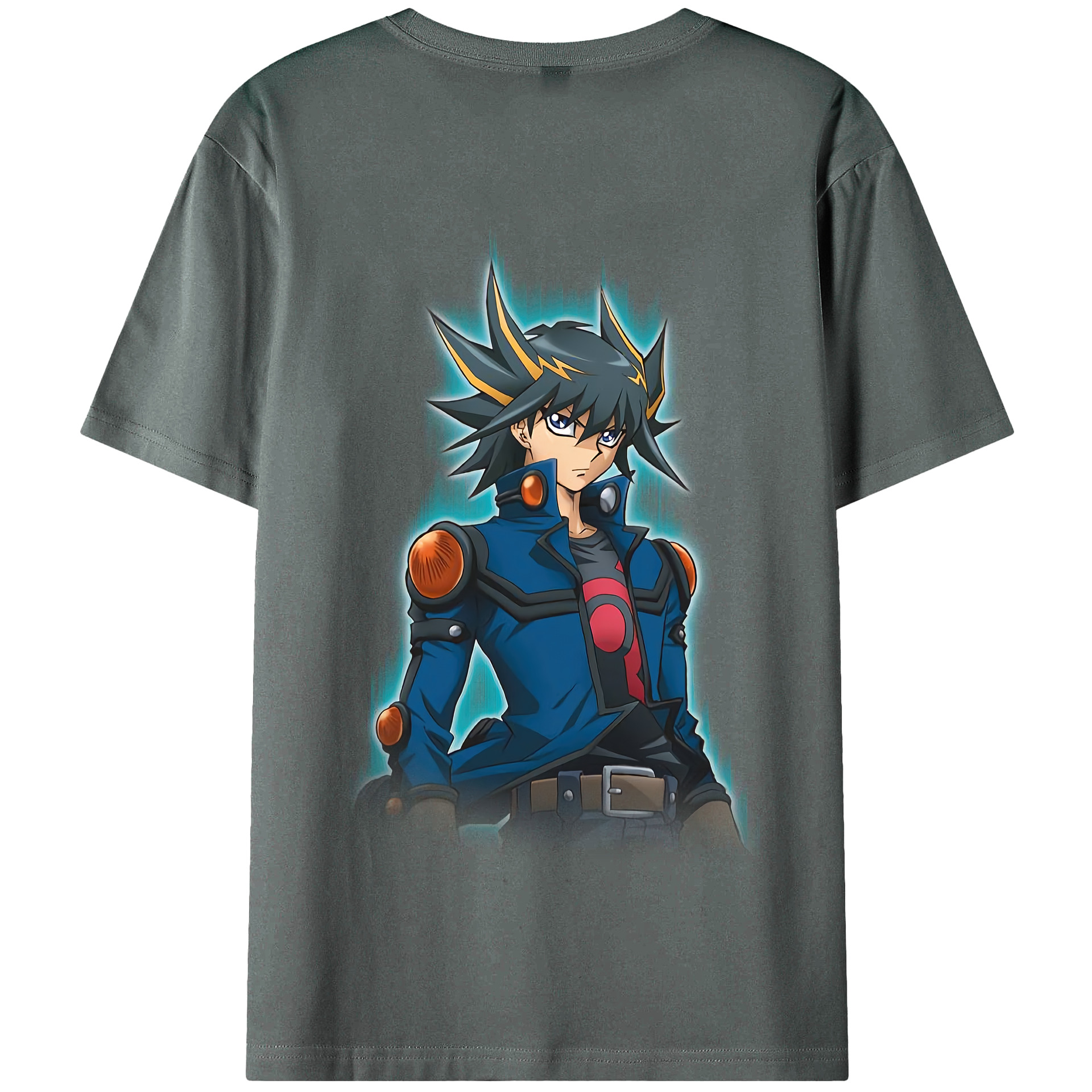 （画像用） 遊☆戯☆王 Yu-Gi-Oh! 綿100％半袖Tシャツ（背面プリント）